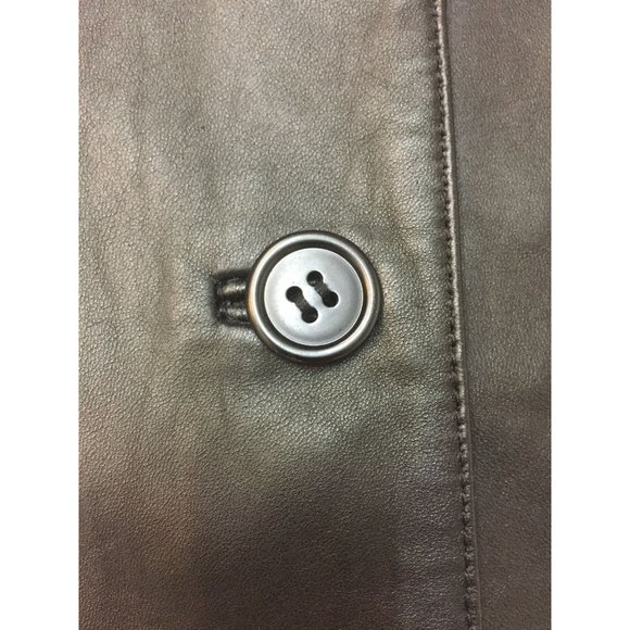 Women's Preswick & Moore Black Leather Jacket Size S - Picture 7 of 13